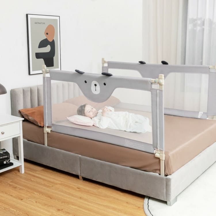 Cách chọn thanh chắn giường cho bé phù hợp với kích thước giường ngủ.