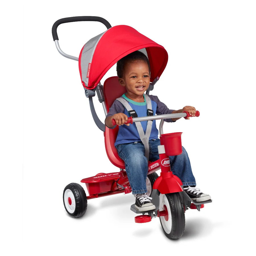 Xe ba bánh Radio Flyer 4 in 1 Stroll N Trike cho bé