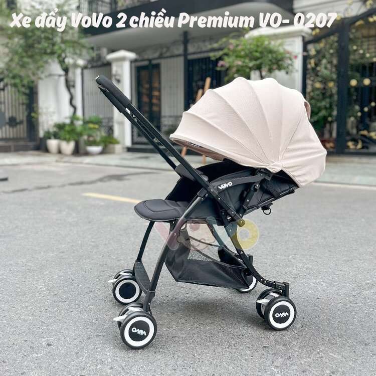 Xe đẩy Vovo 2 chiều Premium Mẫu mới 2022