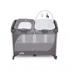 Giường cũi cho bé Joie Commuter Change & Snooze Linen Gray