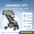 Xe đẩy gấp gọn Ergobaby Metro+ Deluxe – Empire State Green