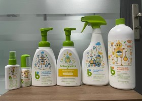  Nước rửa bình Babyganics là sản phẩm nước rửa bình sữa hữu cơ được sản xuất tại Mỹ