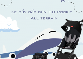 Xe đẩy GB Pockit+ All-Terrain - Giải pháp hoàn hảo cho mẹ và bé khi di chuyển