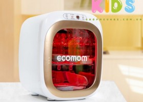 Một số ưu điểm của máy tiệt trùng bình sữa sấy khô khử mùi bằng tia UV Ecomom