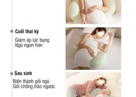Một số mẹo sử dụng gối bà bầu cánh tiên