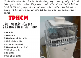 Tai sao mẹ nên mua máy rửa bình sữa Moaz BéBé MB 064 