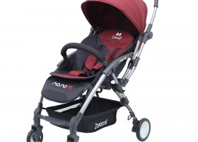 Xe đẩy Zaracos Nano RS – Red bốn bánh hai chiều thương hiệu Zaracos